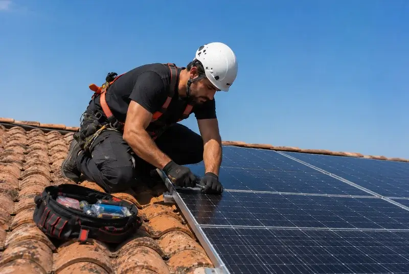 Maintenance et monitoring de panneaux solaires à Nomain
